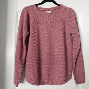 Pink Croft & Barrow Knit Sweater